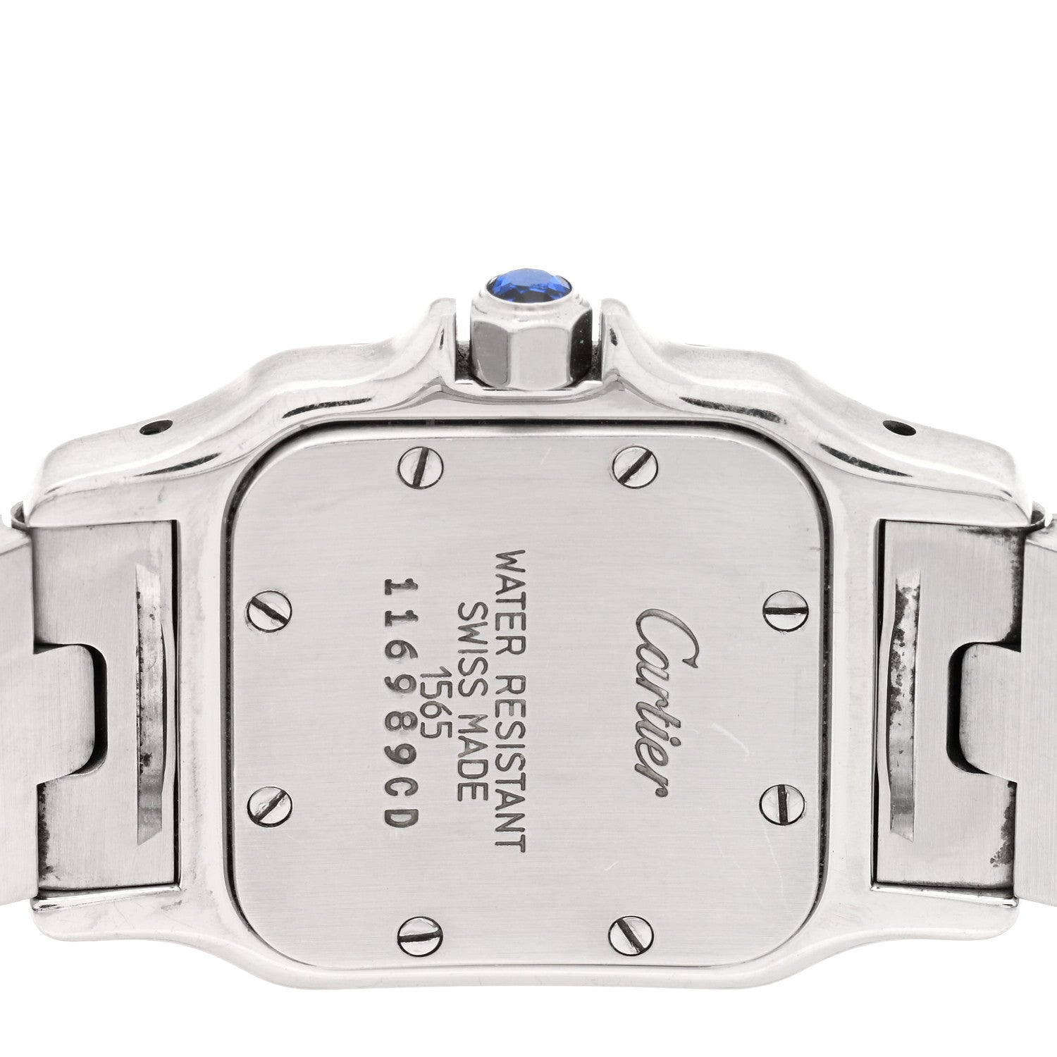 Cartier Stainless Steel 24mm Santos de Cartier Galbee Quartz Watch 4 of 4