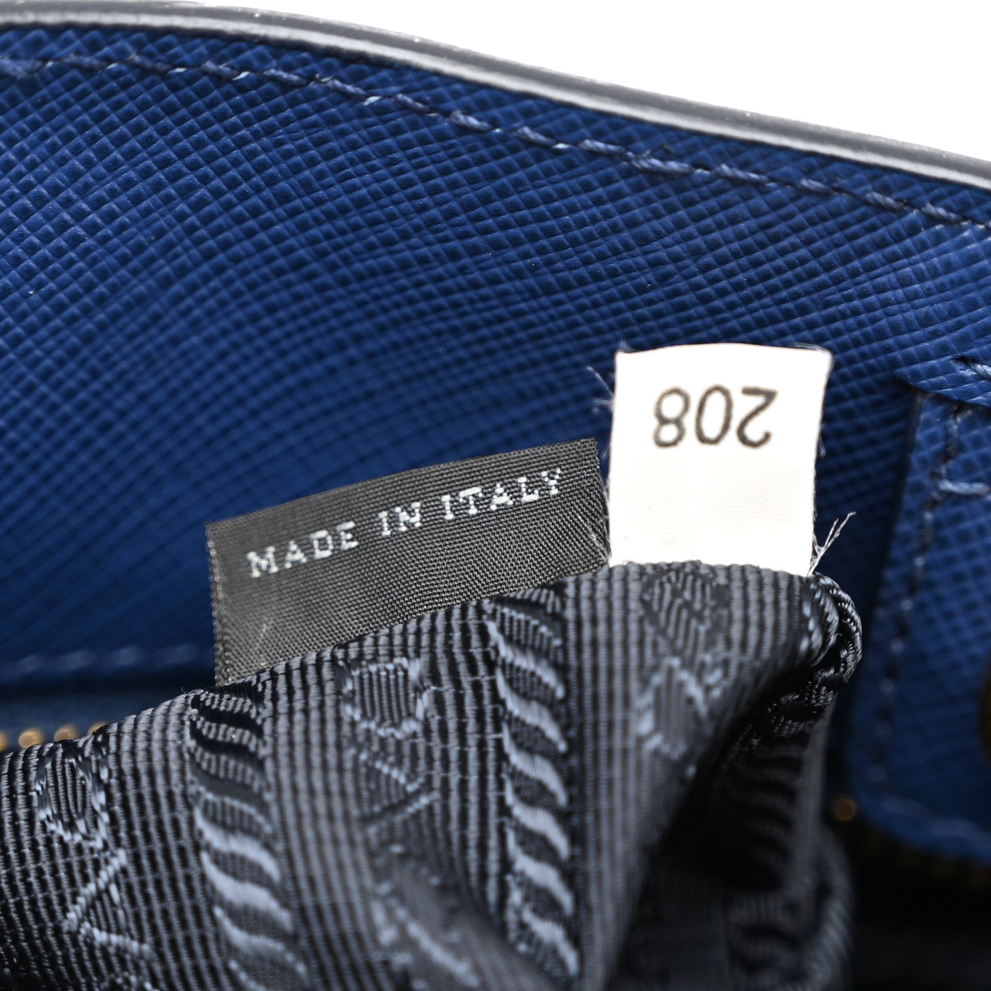 Saffiano Lux Large Galleria Double Zip Tote Bluette