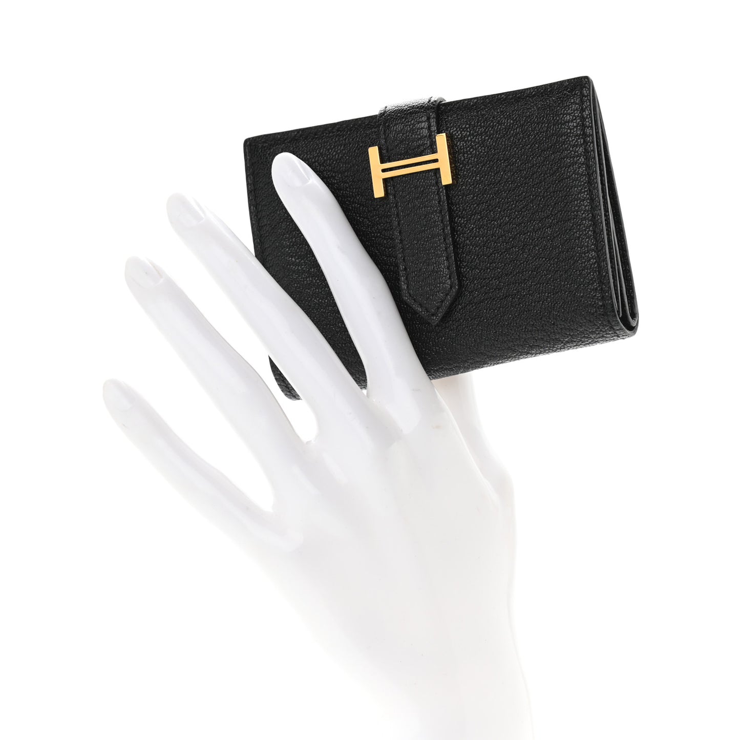 Chevre Mysore Mini Bearn Wallet Black