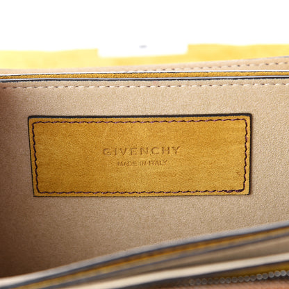 Givenchy Suede Fringe Small GV3 Shoulder Bag Yellow 5 of 8