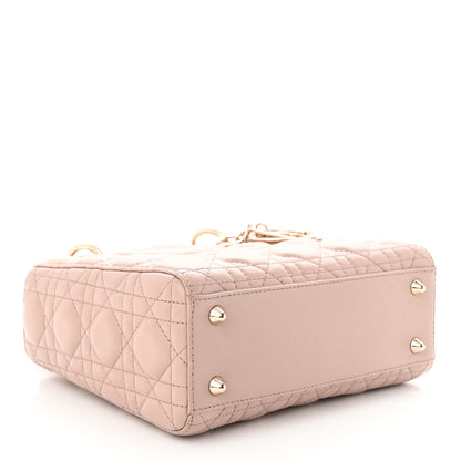 Christian Dior Lambskin Cannage Small Lucky Badges My Lady Dior Taupe 4 of 11