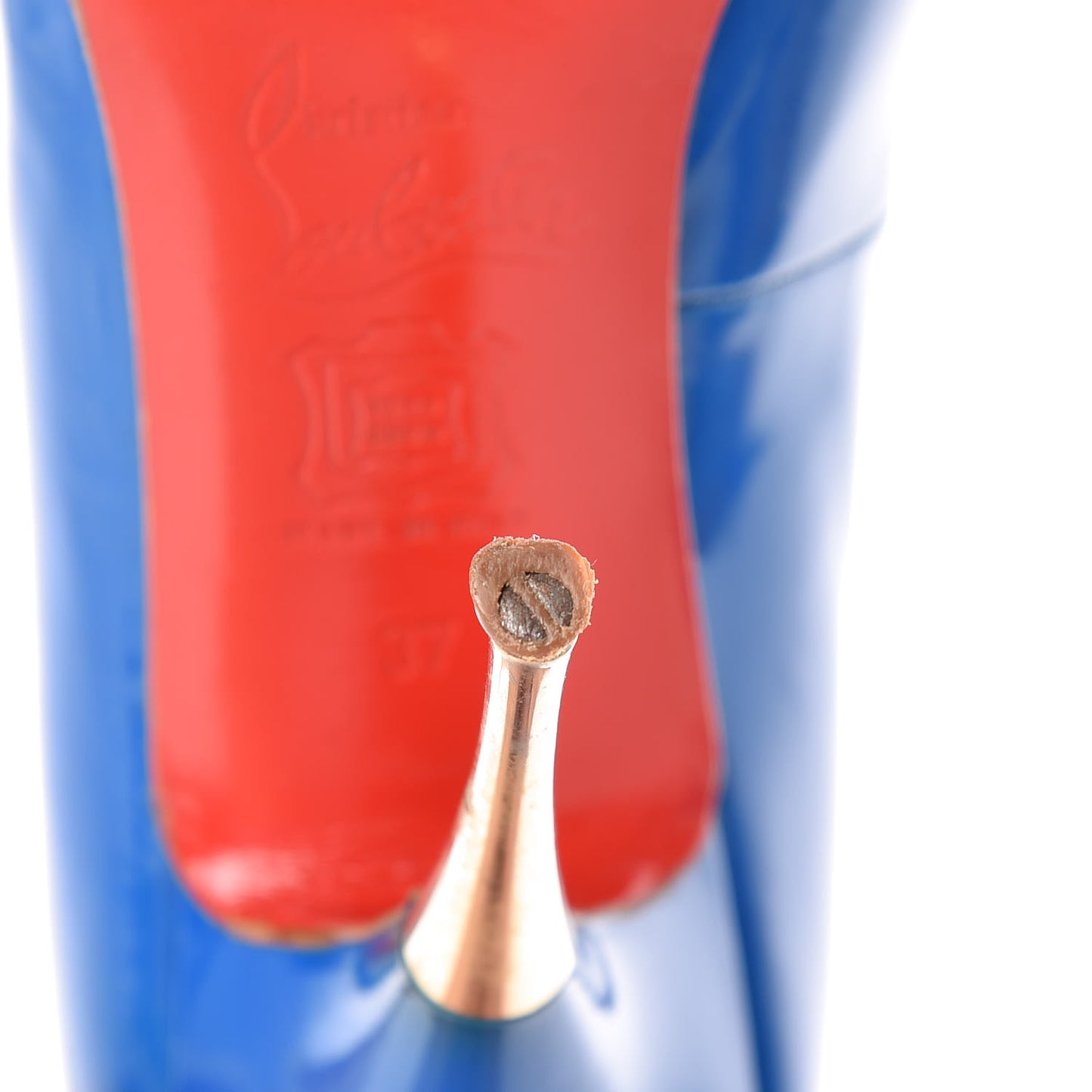 Patent Lola Pumps 37 Blue