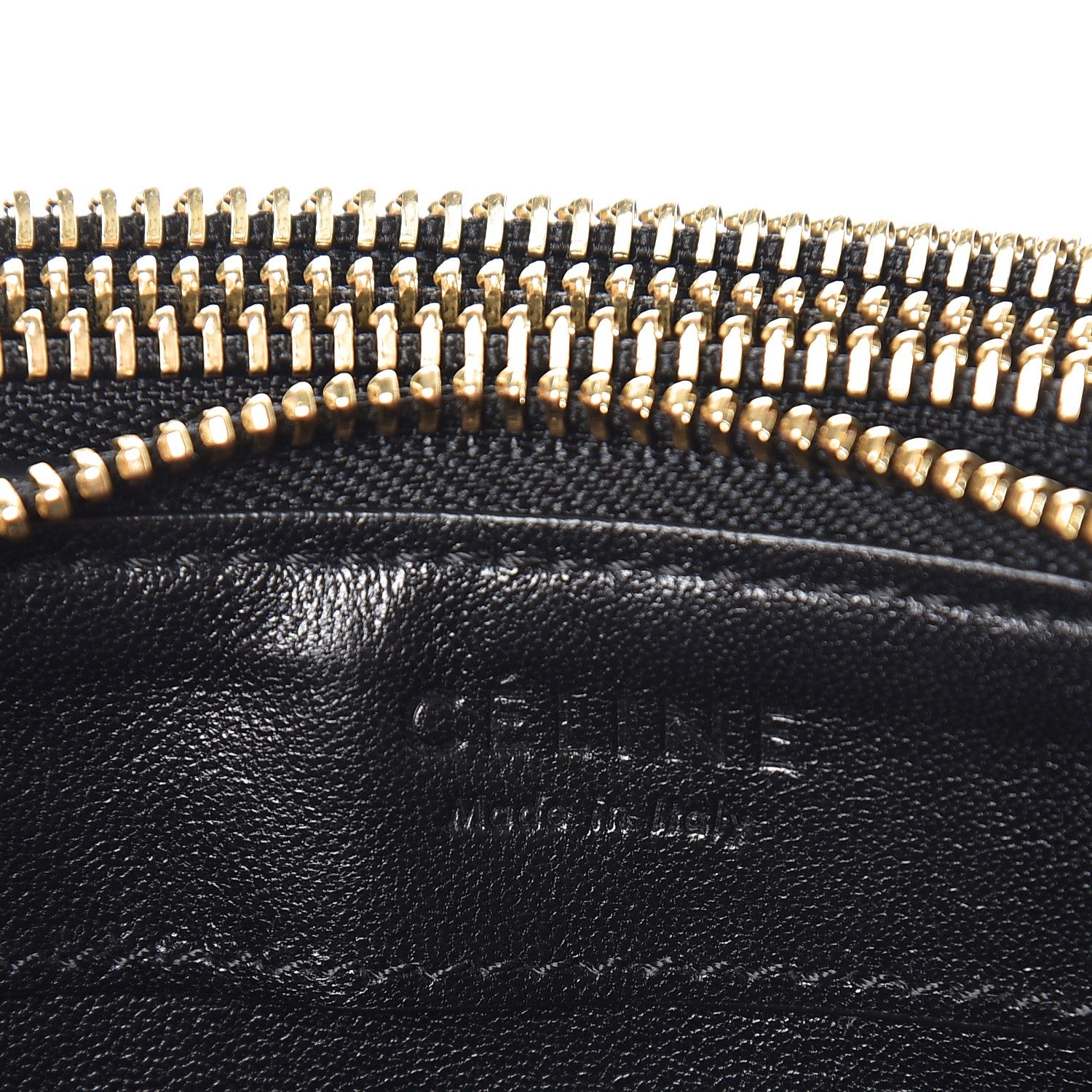 Celine Python Small Trio Crossbody Bag Black 7 of 9