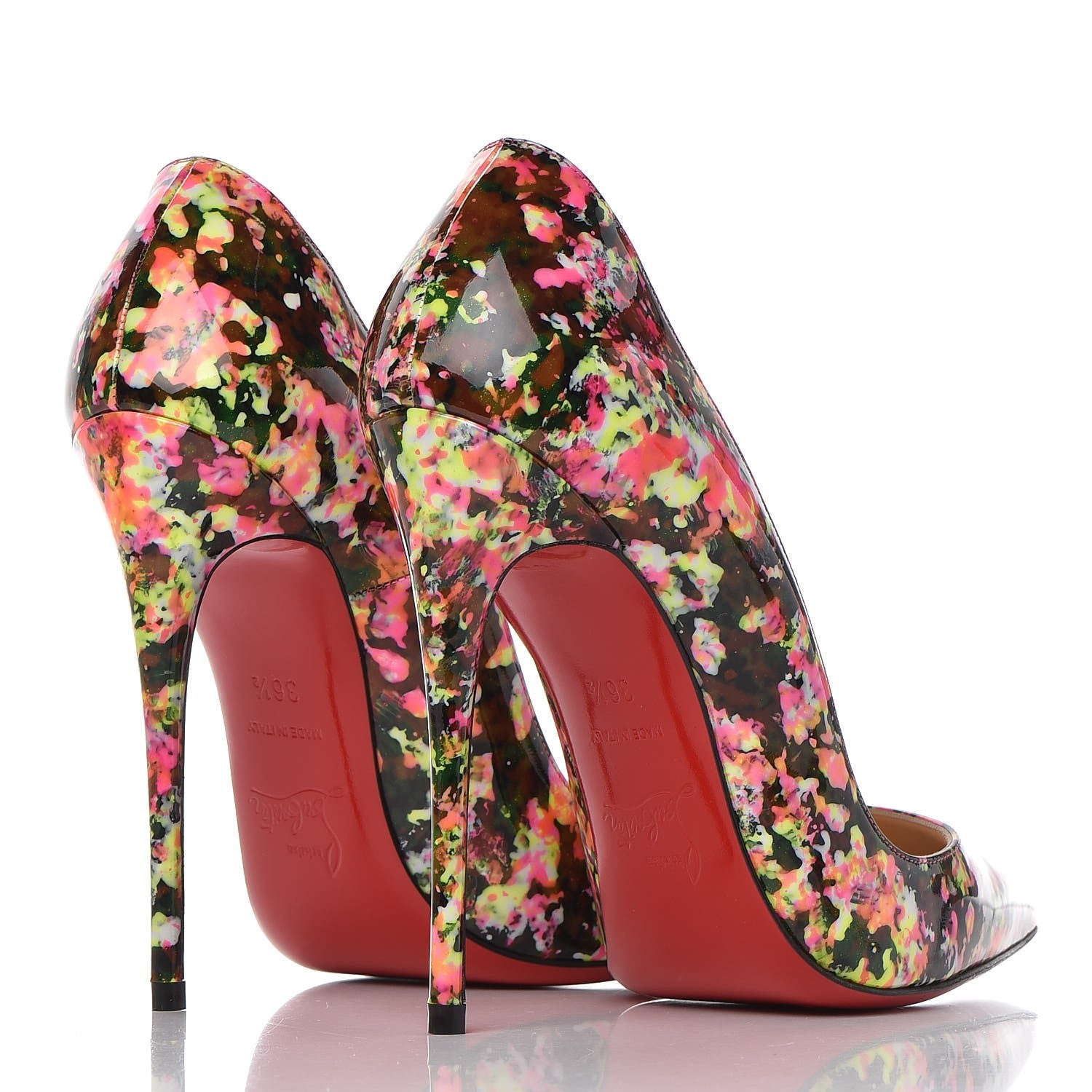 Christian Louboutin Patent Granite So Kate 120 Pumps 36.5 Multicolor 4 of 8
