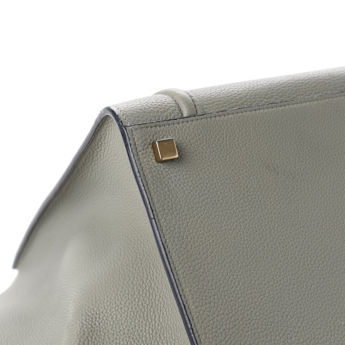 Baby Grained Calfskin Medium Phantom Luggage Grey