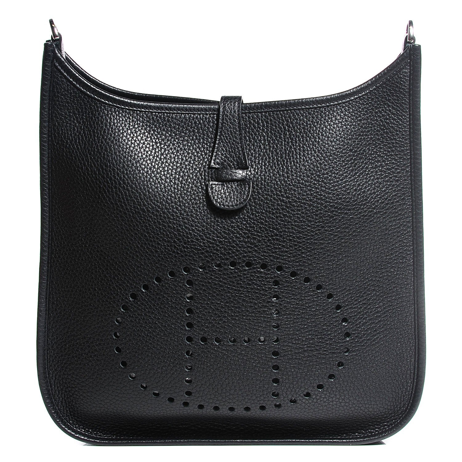 Hermes Taurillon Clemence Evelyne III PM Black 1 of 14