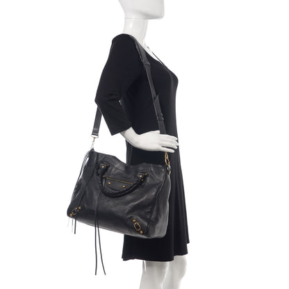 Balenciaga Chevre Classic Gold Hardware Velo Black 2 of 10