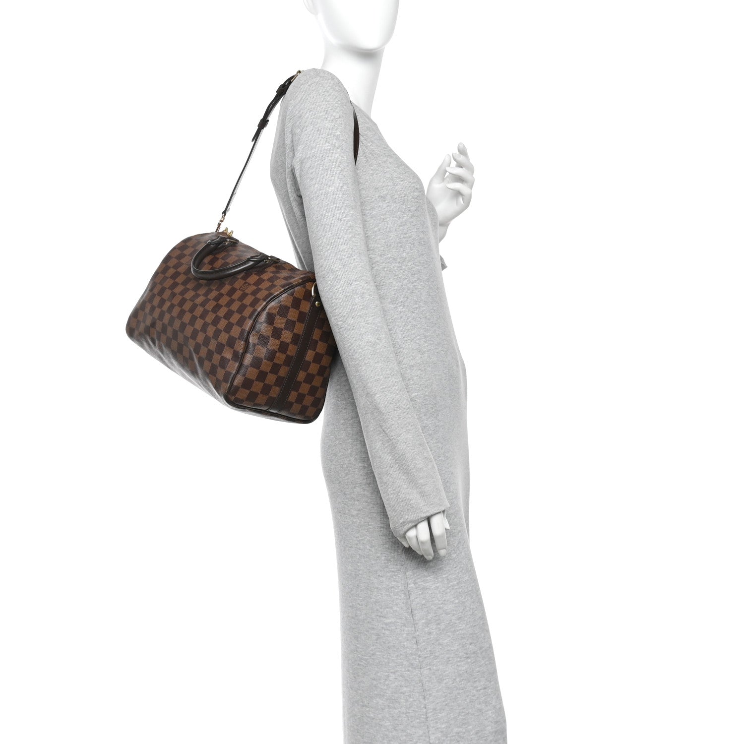 Louis Vuitton Damier Ebene Speedy Bandouliere 30 2 of 11