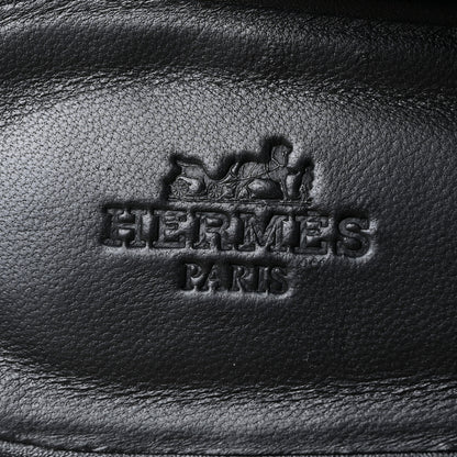 Hermes Calfskin Calya Mules 36 Black 7 of 8