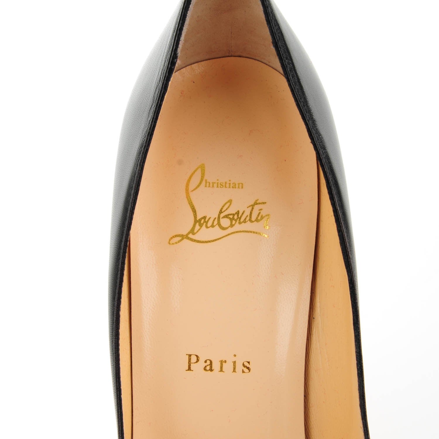 Christian Louboutin Kid Leather Dorissima 100 Pumps 41 Black 7 of 8