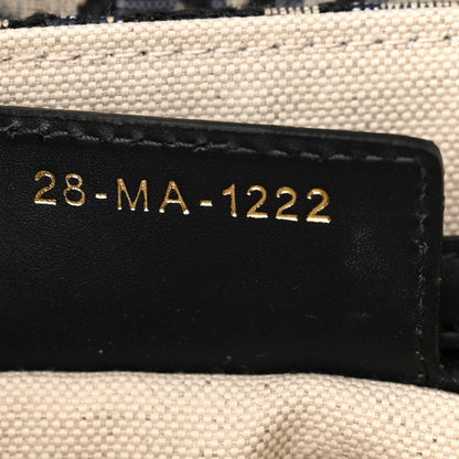 Christian Dior Oblique Saddle Bag With Strap Blue 7 of 13
