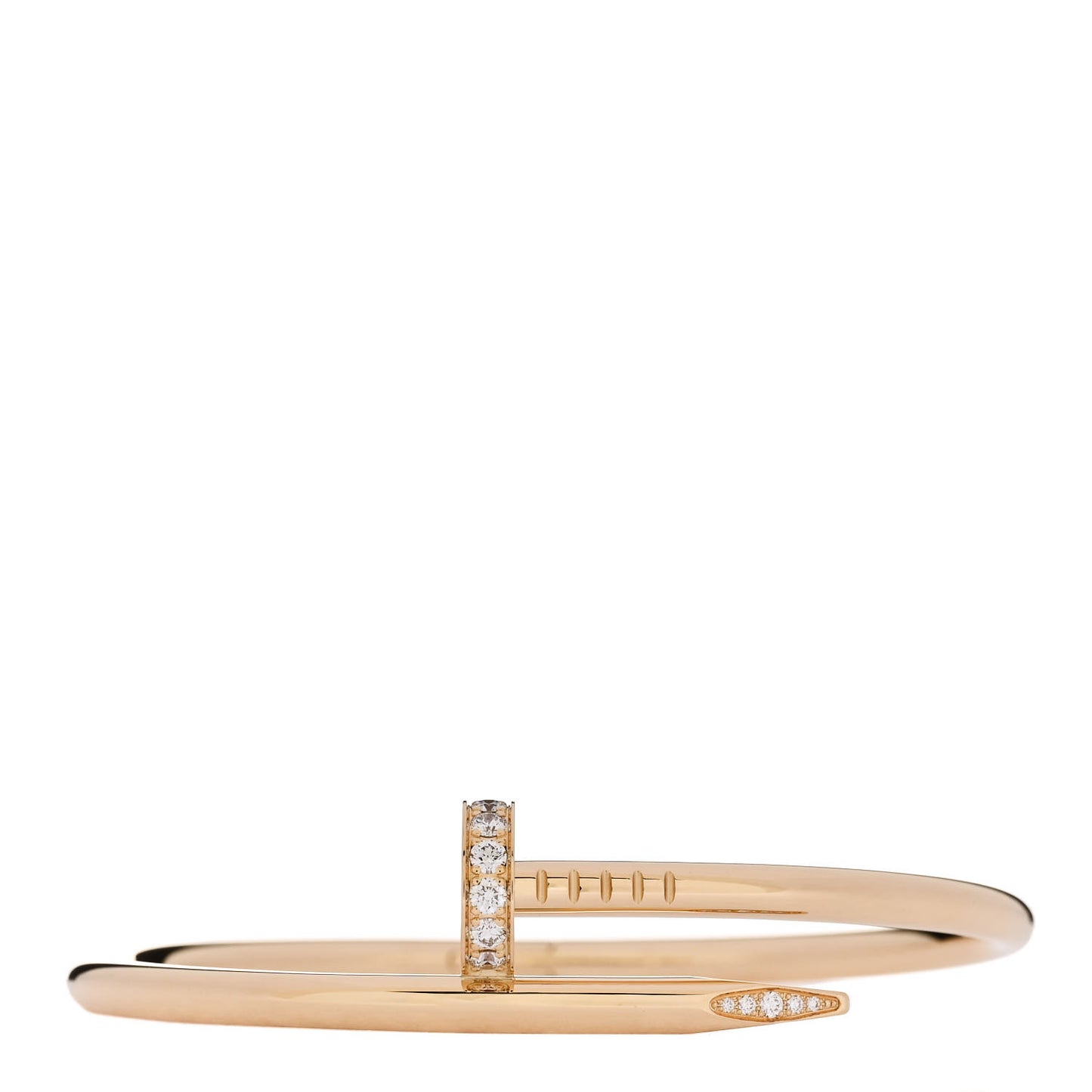 18K Yellow Gold Diamond Juste Un Clou Bracelet 16