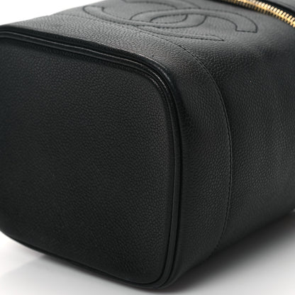 Chanel Caviar Vanity Cosmetic Case Black 11 of 11