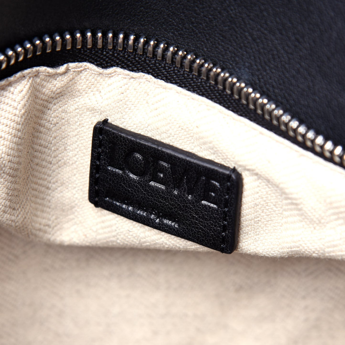 Calfskin Small Puzzle Bag Black