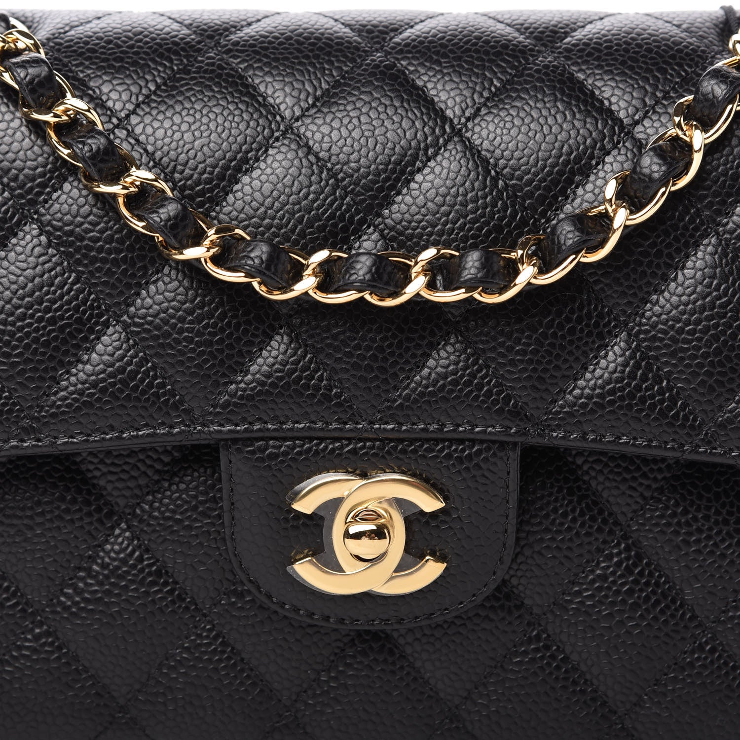 Chanel Caviar Quilted Small Double Flap Black 10 of 10