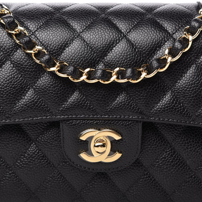 Chanel Caviar Quilted Small Double Flap Black 10 of 10