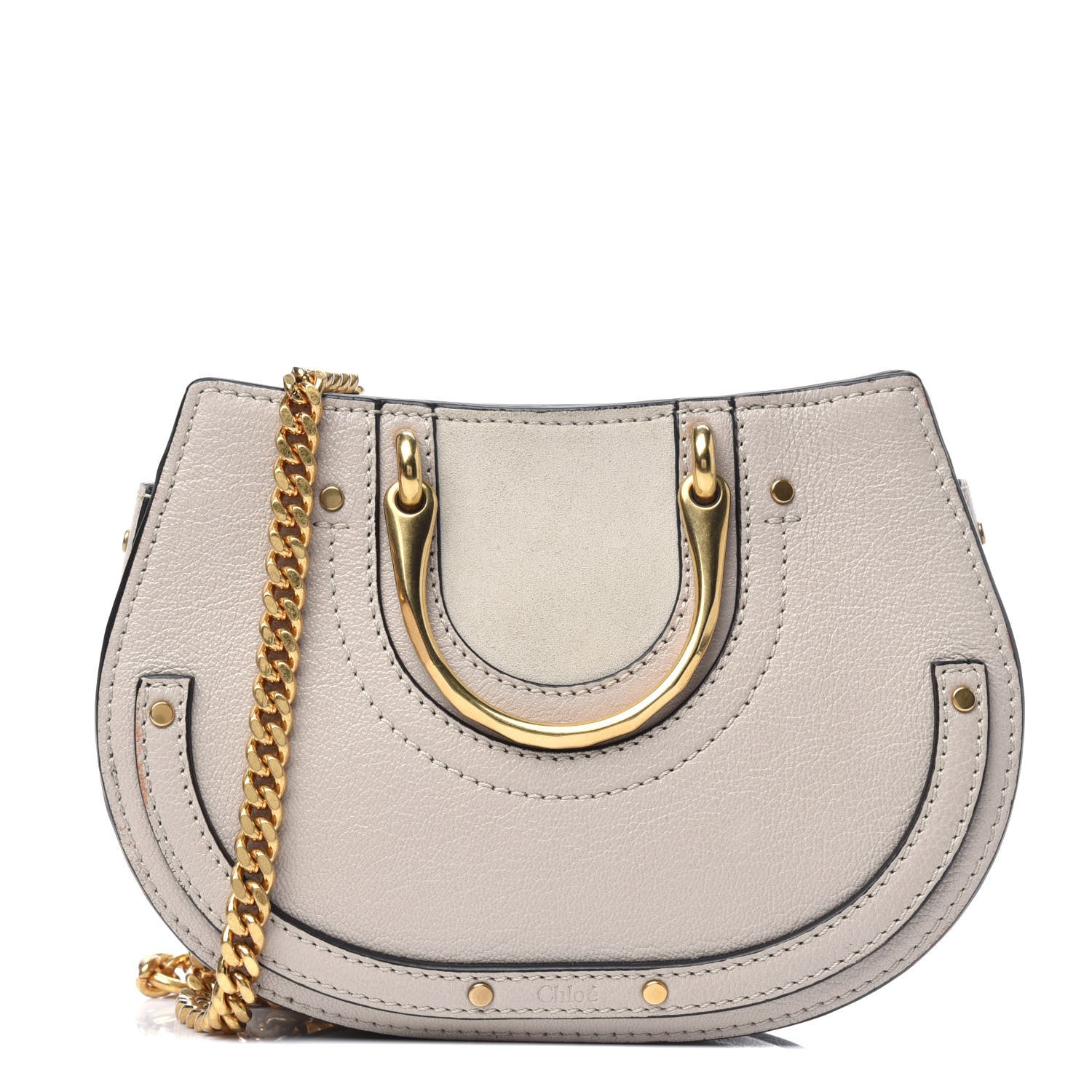 Chloe Calfskin Suede Mini Pixie Signature Belt Bag Abstract White 1 of 13