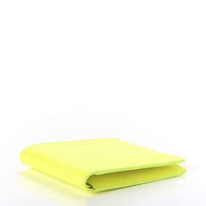 Saint Laurent Grain De Poudre Paris East West Wallet Neon Yellow 4 of 9