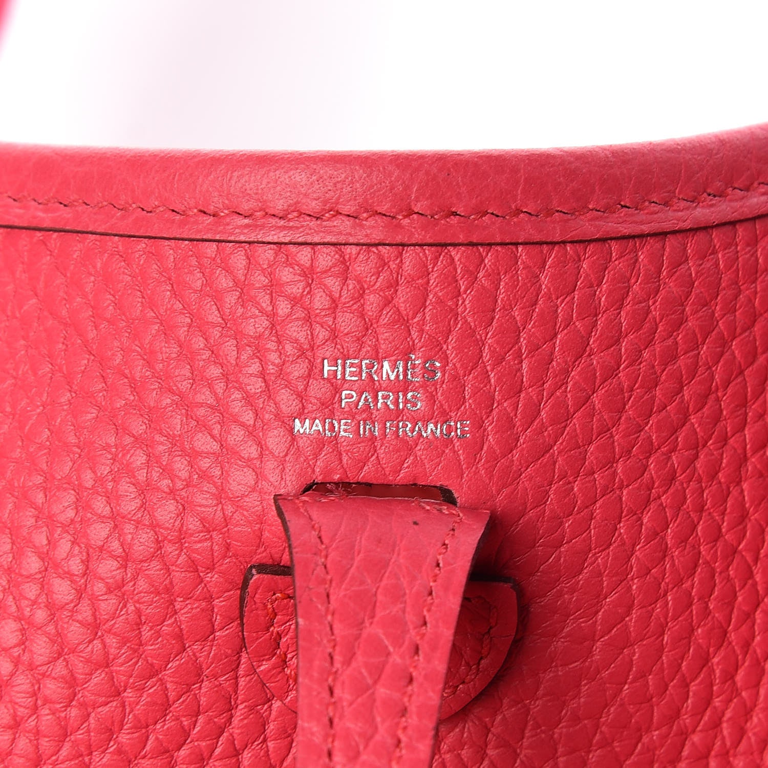 Hermes Taurillon Clemence Evelyne TPM Rose Extreme 6 of 10