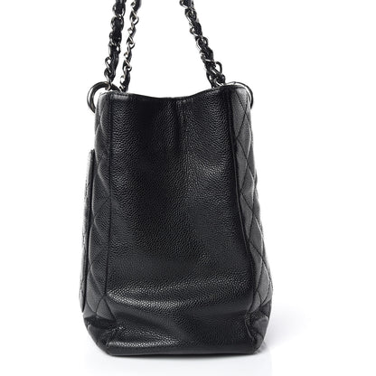 Chanel Caviar Quilted Grand Shopping Tote GST Black 21 of 24