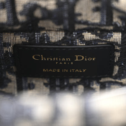 Christian Dior Wicker Oblique Micro Lady D-Joy Bag Natural Black 6 of 11