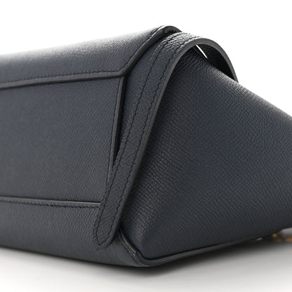 Celine Baby Grained Calfskin Nano Belt Bag Abyss Blue 10 of 16