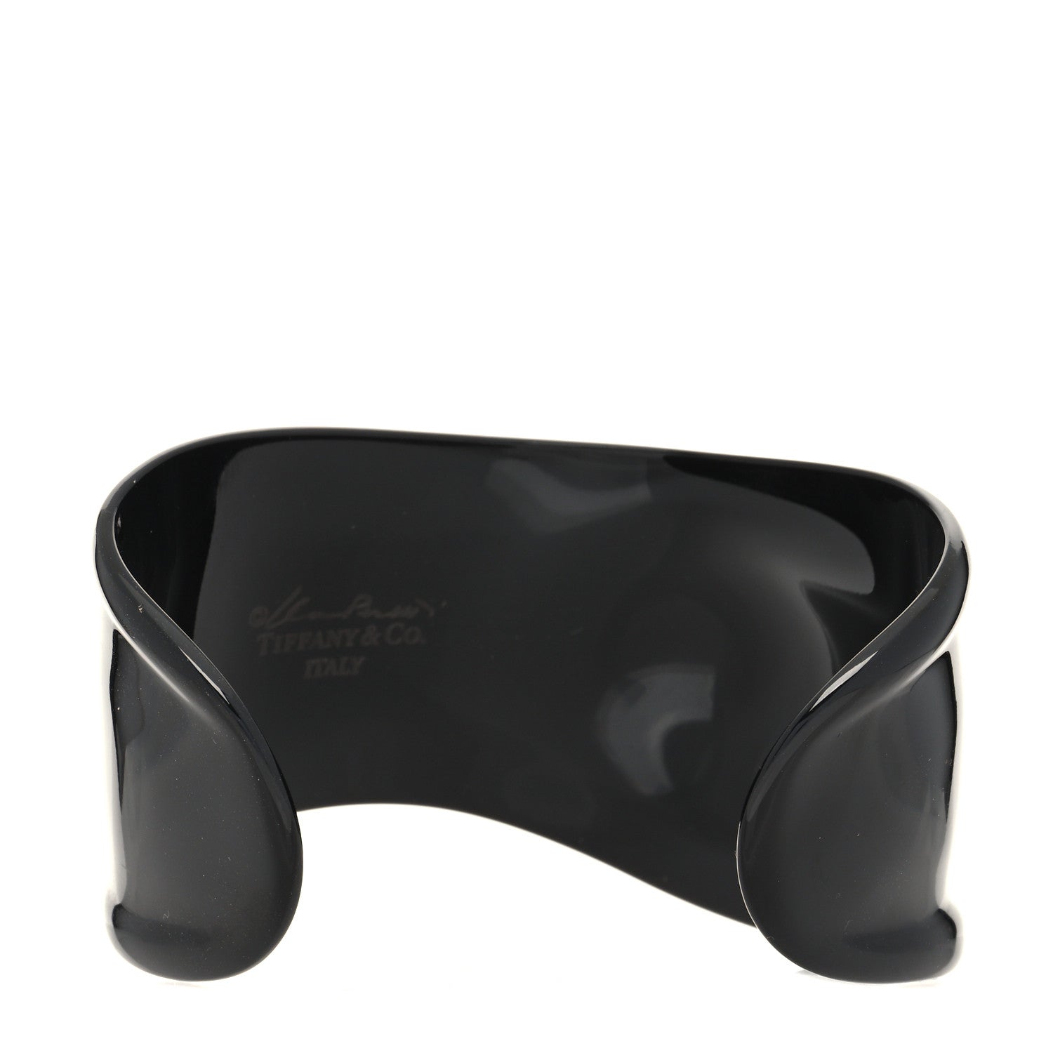 Tiffany Copper Small Elsa Peretti Right Wrist Bone Cuff Bracelet Black 2 of 4