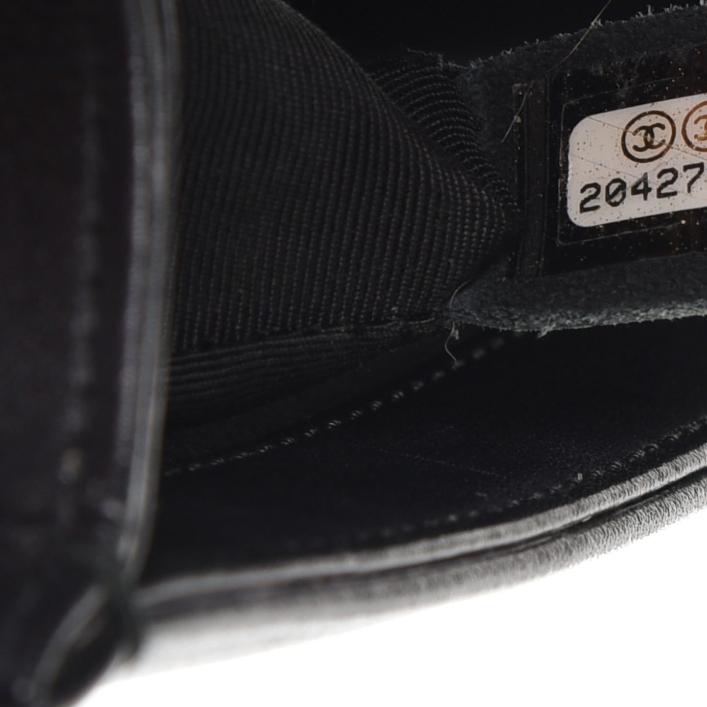 Calfskin Quilted Medium Boy Flap Black