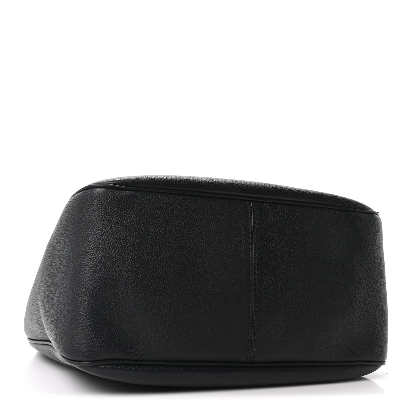 Grained Calfskin La Medusa Bucket Bag Black