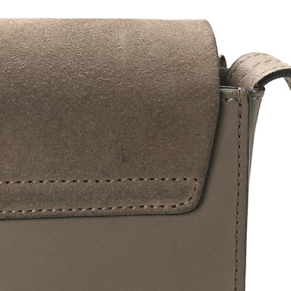 Chloe Suede Calfskin Small Faye Shoulder Bag Motty Grey 10 of 11
