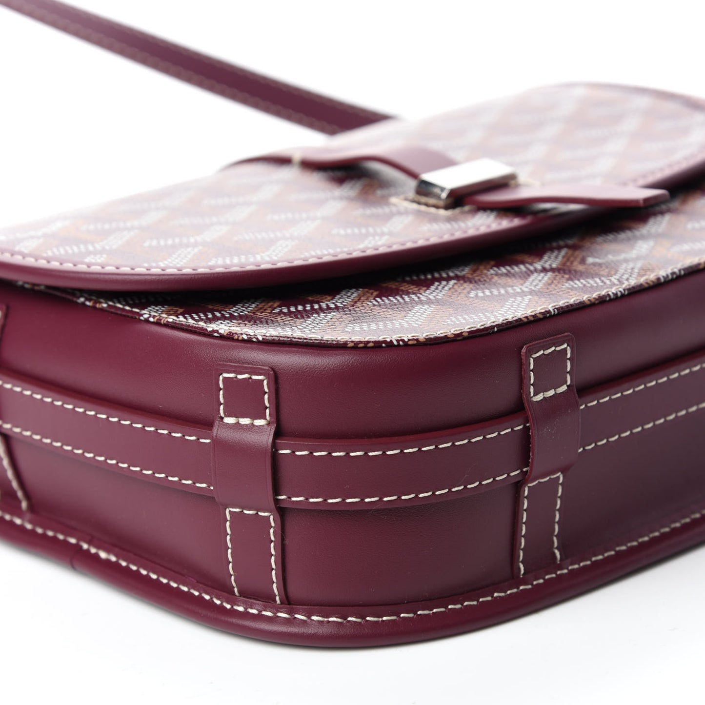 Goyardine Belvedere II PM Messenger Bag Bordeaux