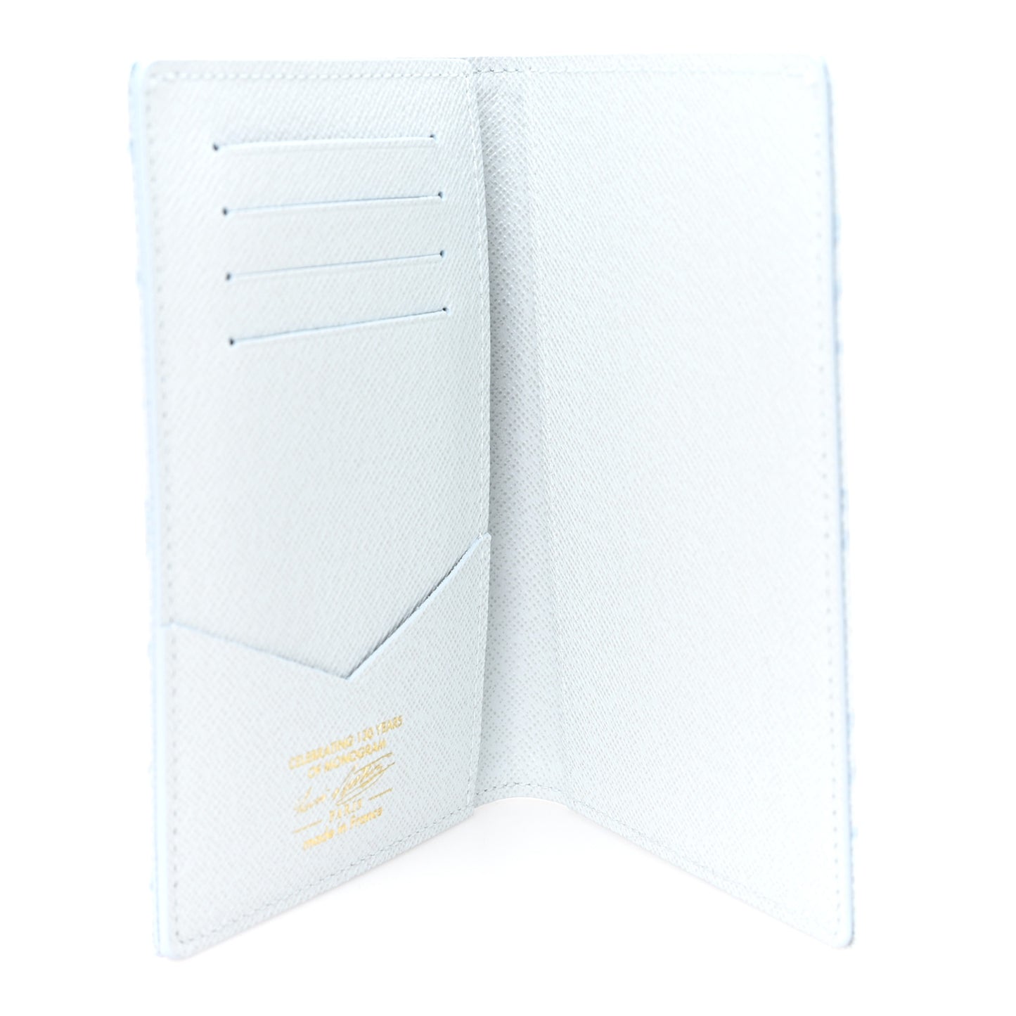 Monogram Origine Passport Cover Bleu Courrier