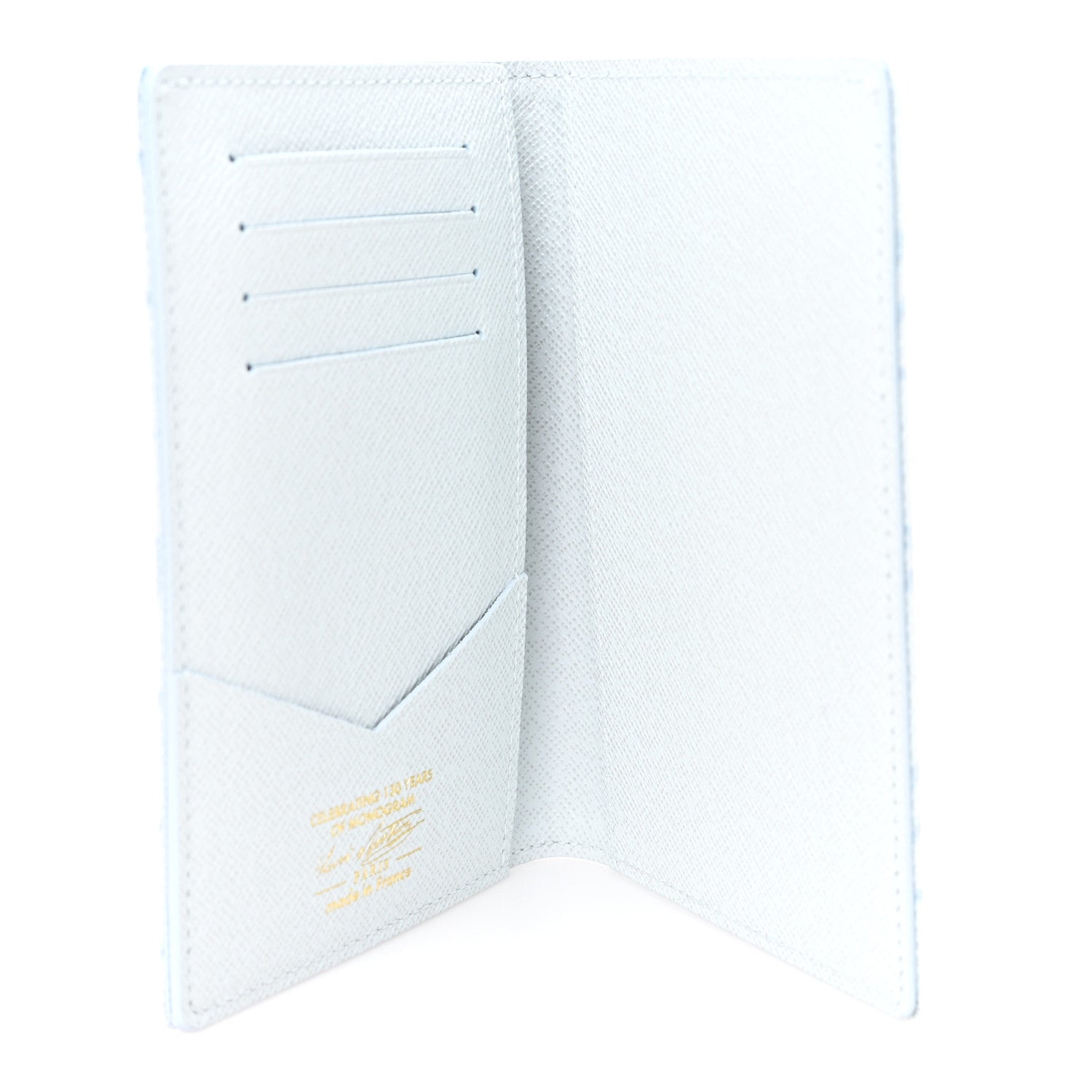 Louis Vuitton Monogram Origine Passport Cover Bleu Courrier 5 of 7