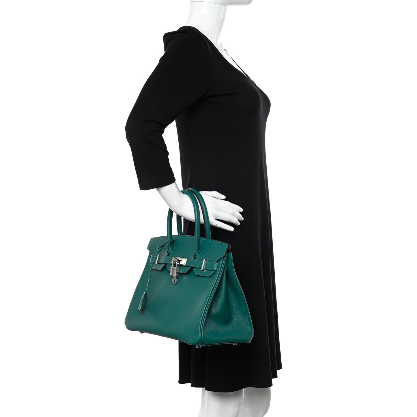 Epsom Birkin 30 Malachite