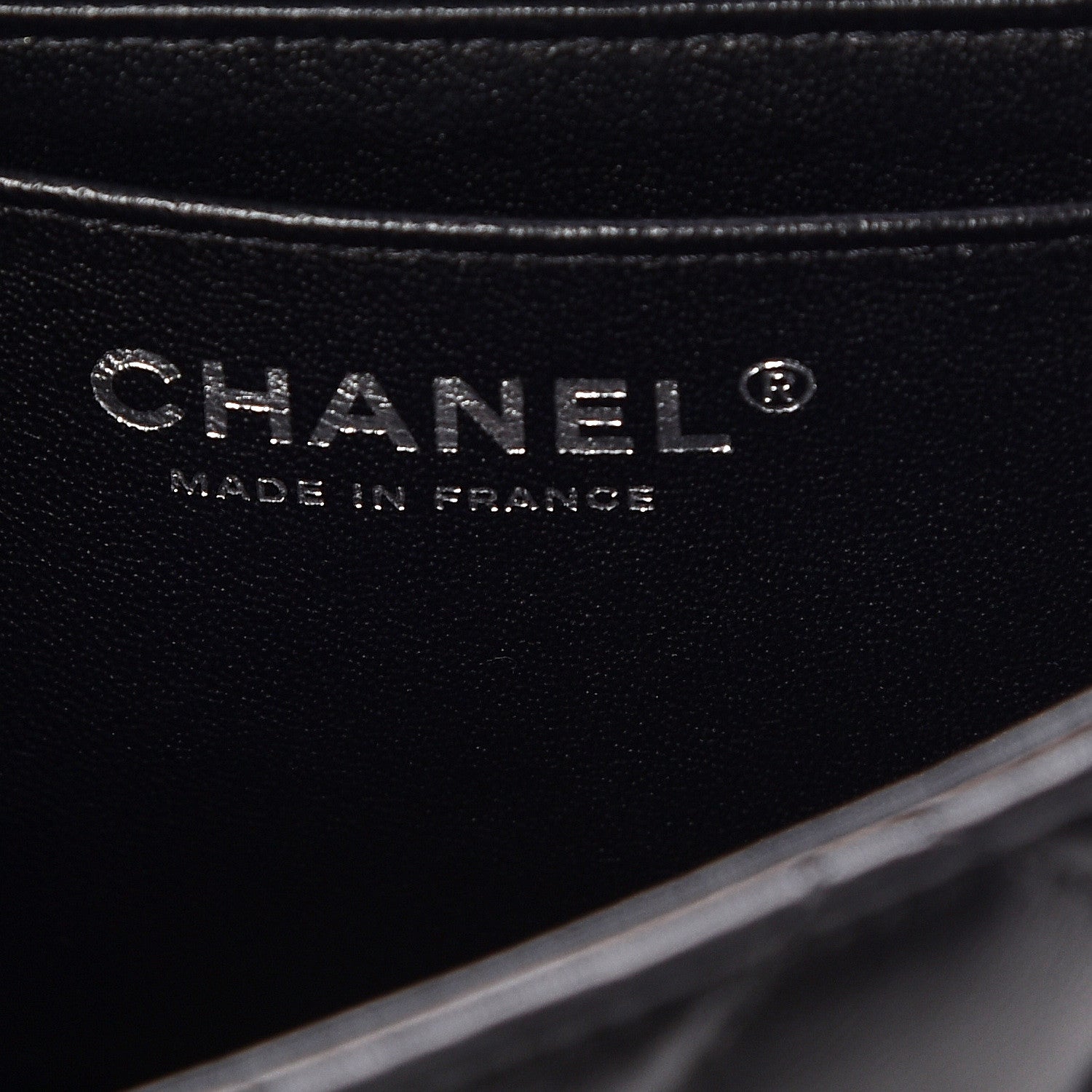 Chanel Lambskin Quilted Mini Square Flap Black 8 of 10