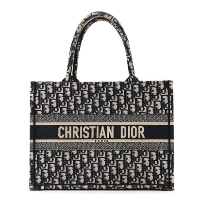 Christian Dior Oblique Medium Book Tote Blue Multicolor 1 of 11