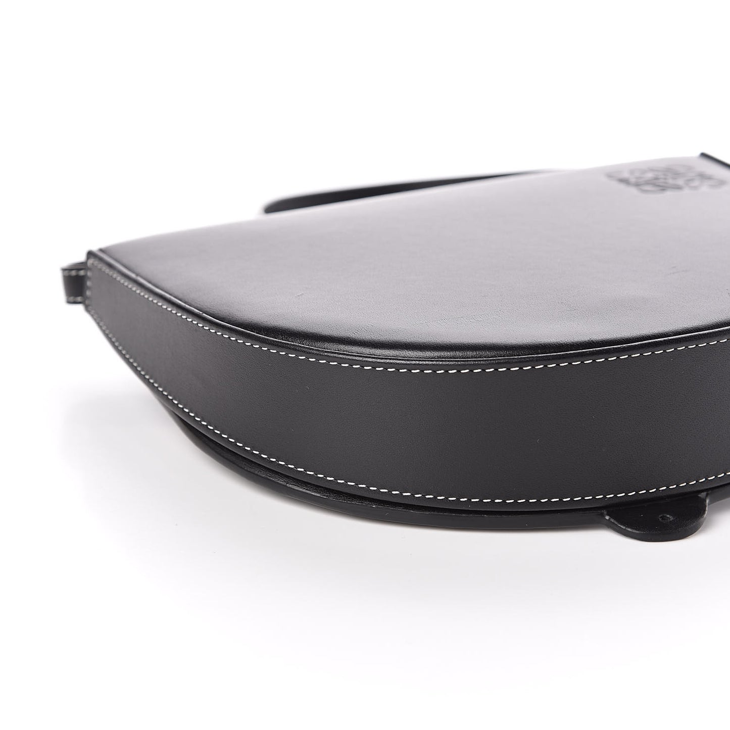 Soft Calfskin Heel Bag Black