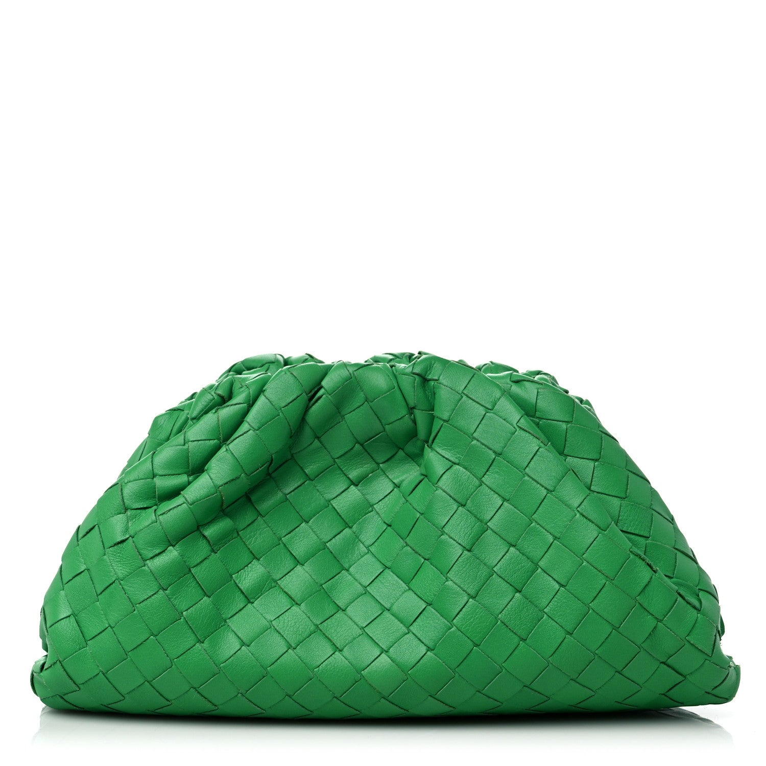 Bottega Veneta Nappa Intrecciato The Mini Pouch Clutch Parakeet 1 of 8