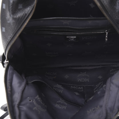 MCM Visetos Medium Studded Dual Stark Backpack Black 4 of 8