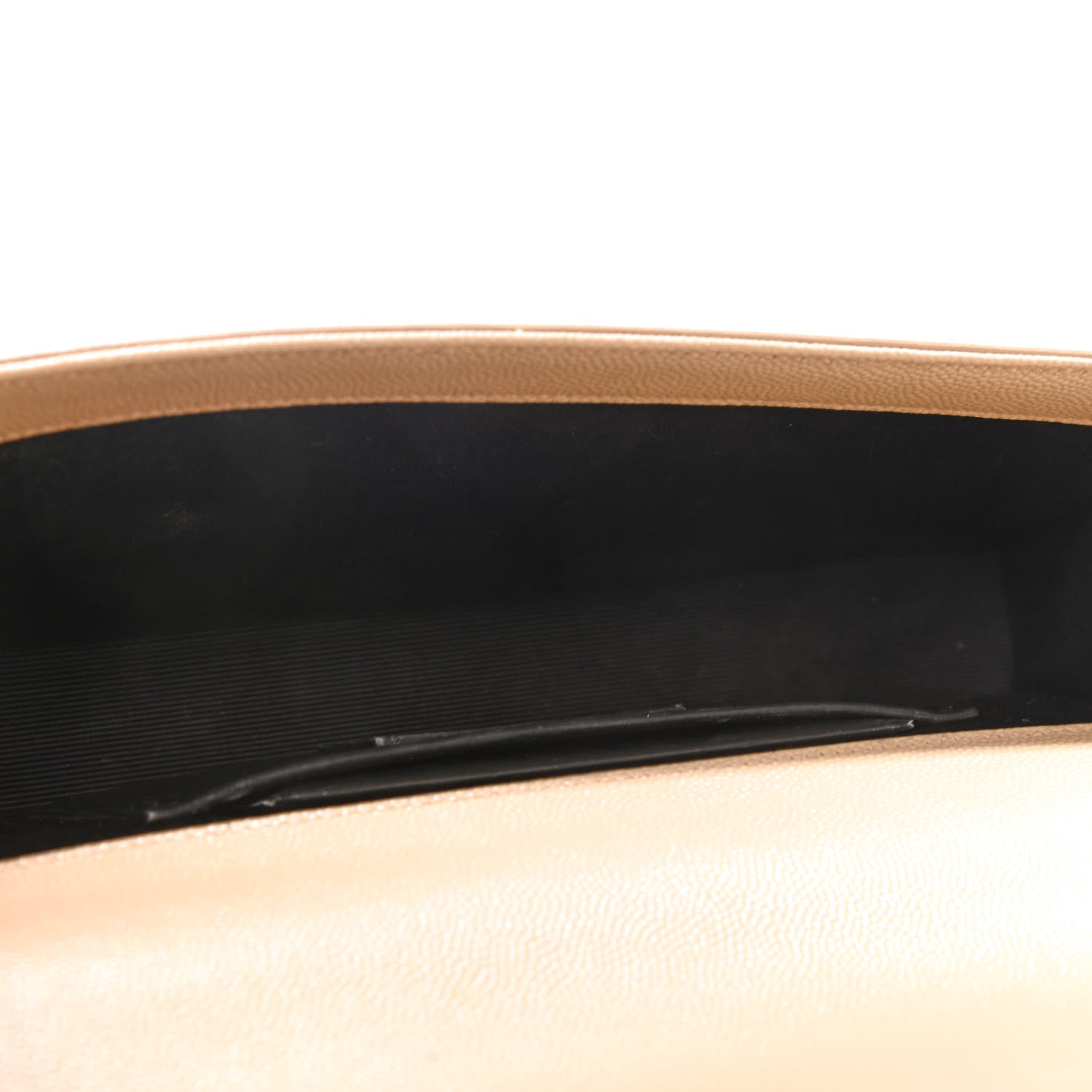 Saint Laurent Grain De Poudre Classic Monogram Cassandre Clutch Dark Beige 5 of 7