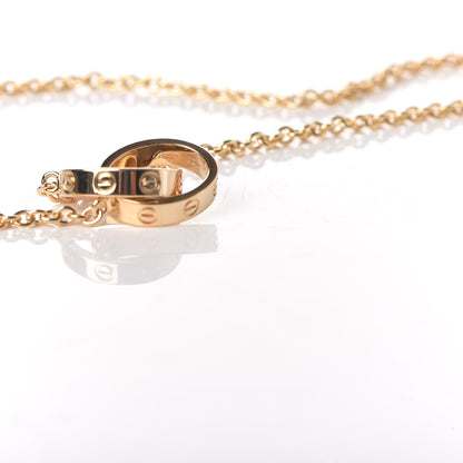 Cartier 18K Yellow Gold Interlocking LOVE Necklace 6 of 8