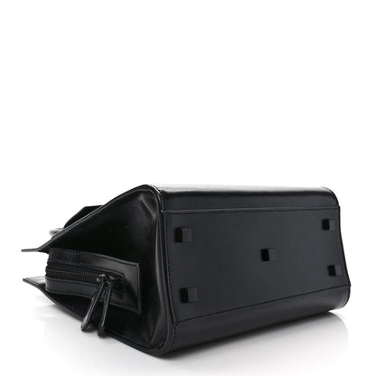 Saint Laurent Shiny Calfskin Small Uptown Tote Black 4 of 10