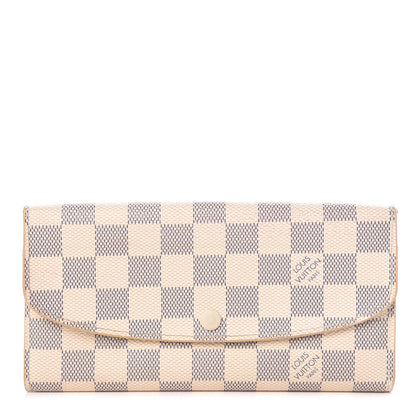 Louis Vuitton Damier Azur Emilie Wallet 1 of 11