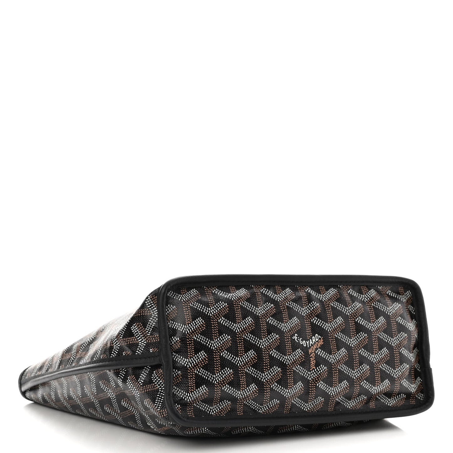 Goyardine Reversible Mini Anjou Black
