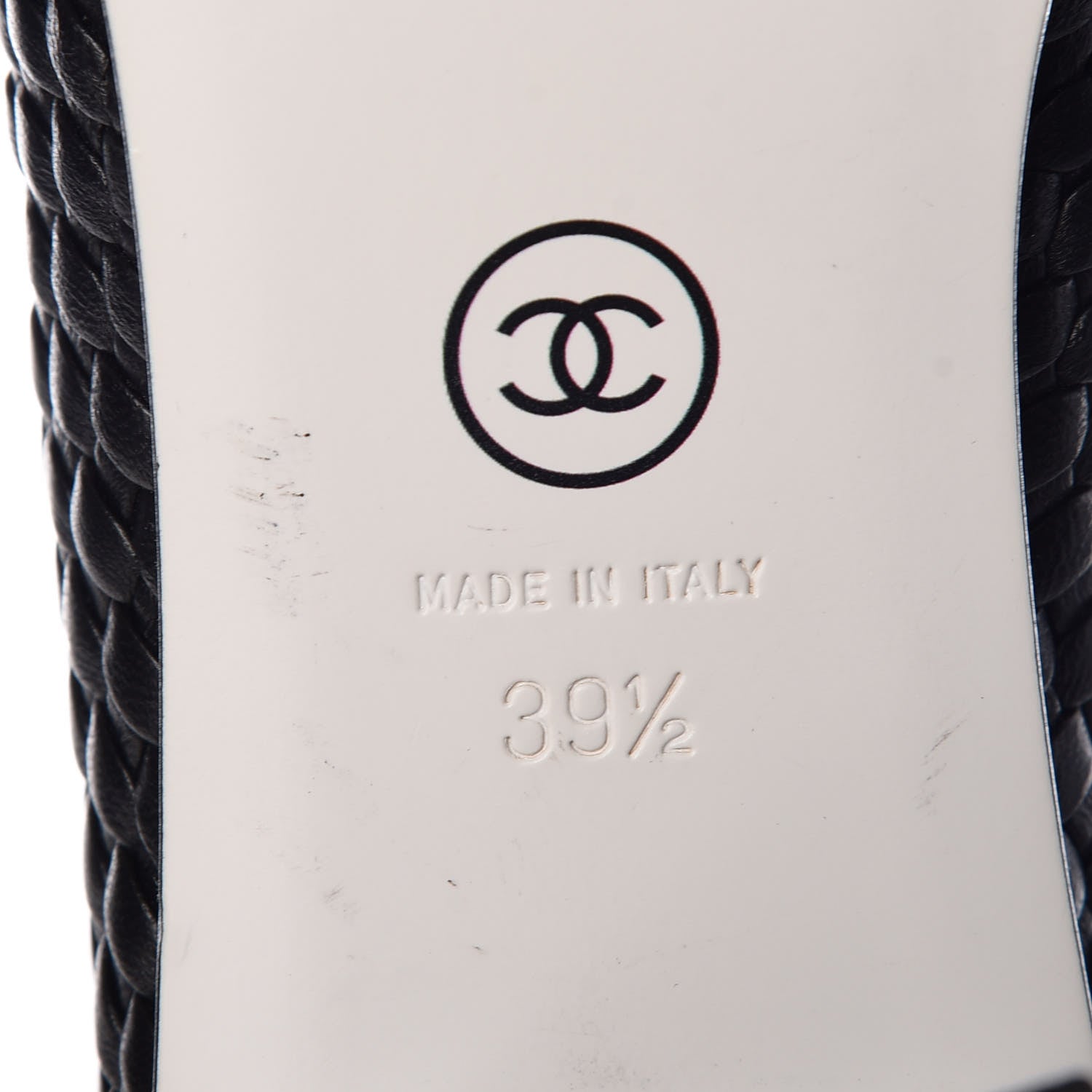 Chanel Woven Lambskin Patent Cap Toe Short Boots 39.5 Black 6 of 10