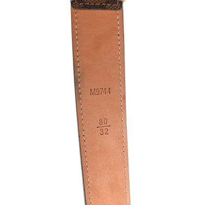 Louis Vuitton Damier Ebene Mini 25mm Belt 80 32 6 of 9