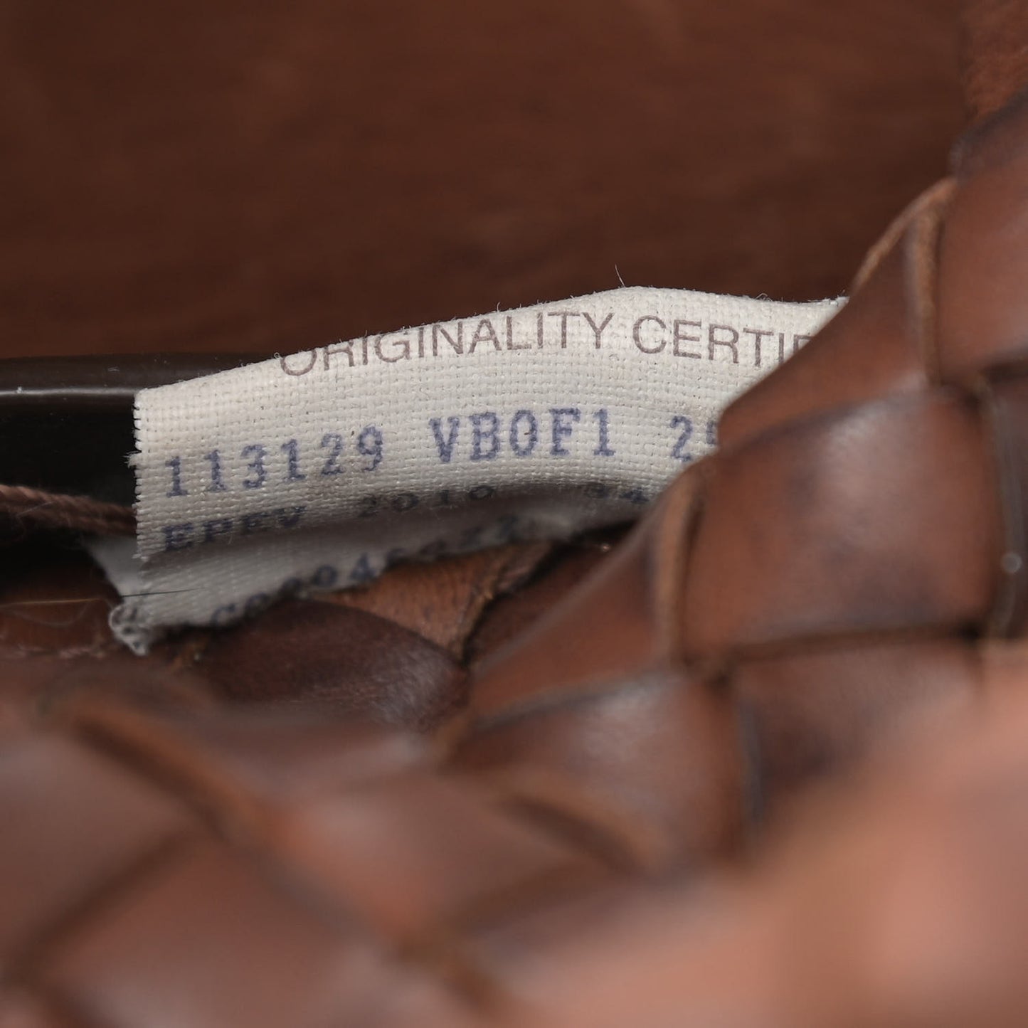 Nappa Intrecciato Large Cabat Brown