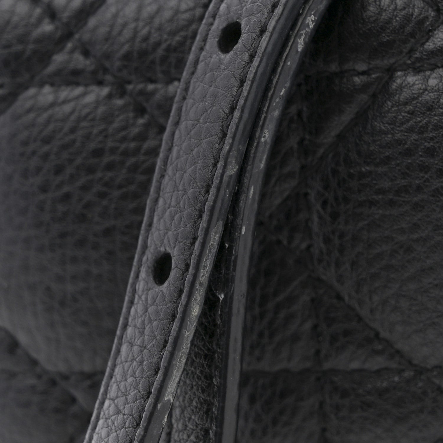 Christian Dior Supple Calfskin Cannage Caro Belt Pouch with Chain Black 11 of 12