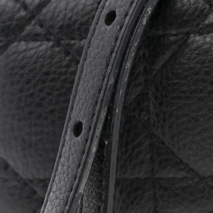 Christian Dior Supple Calfskin Cannage Caro Belt Pouch with Chain Black 11 of 12