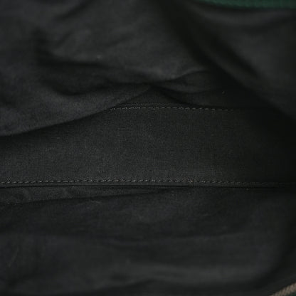 Balenciaga Nappa Calfskin Quilted Touch B Puffy Clutch Forest Green 9 of 9